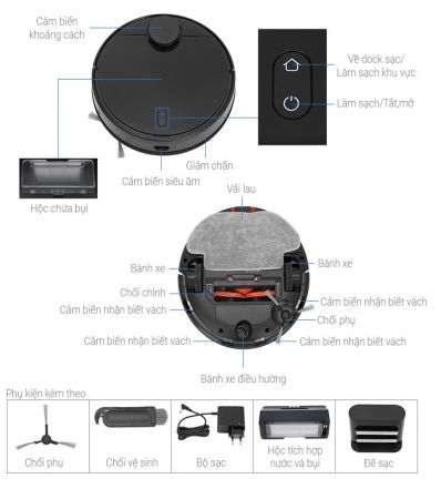Robot hút bụi Xiaomi Vacuum Mop Pro